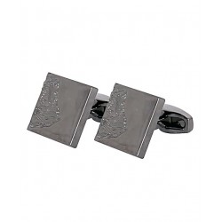 Versace Square Shaped Metallic Cufflinks